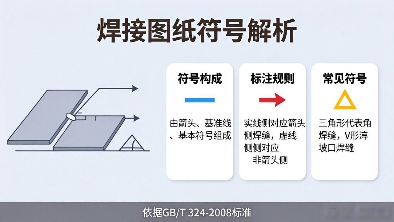 焊接符号标注实例及方法_焊接图纸符号标注图解示例_焊接图例符号