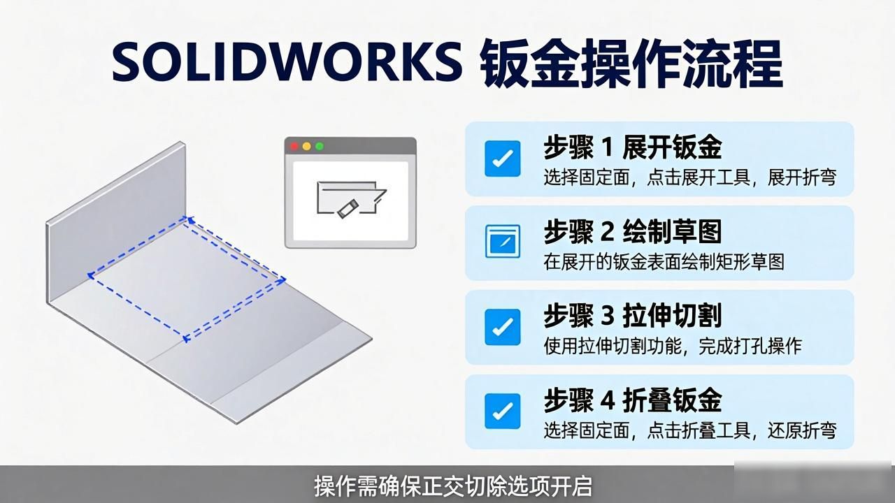 SOLIDWORKS钣金折叠工具_SOLIDWORKS钣金展开工具_扇形钣金展开工具