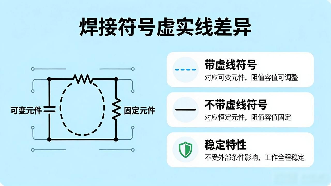 焊接符号带下虚线_焊接符号虚线表示_焊接符号不带虚线含义