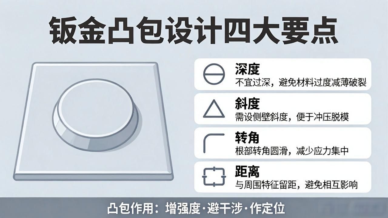 钣金件结构设计要点_冲裁设计避坑指南_钣金展开基础
