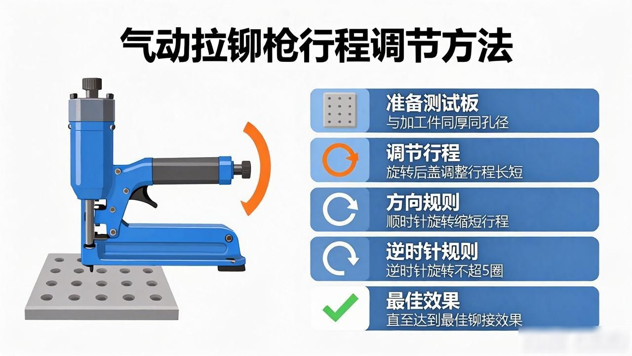 具体的气动拉铆枪使用方法-铆焊老刘铆工焊工笔记