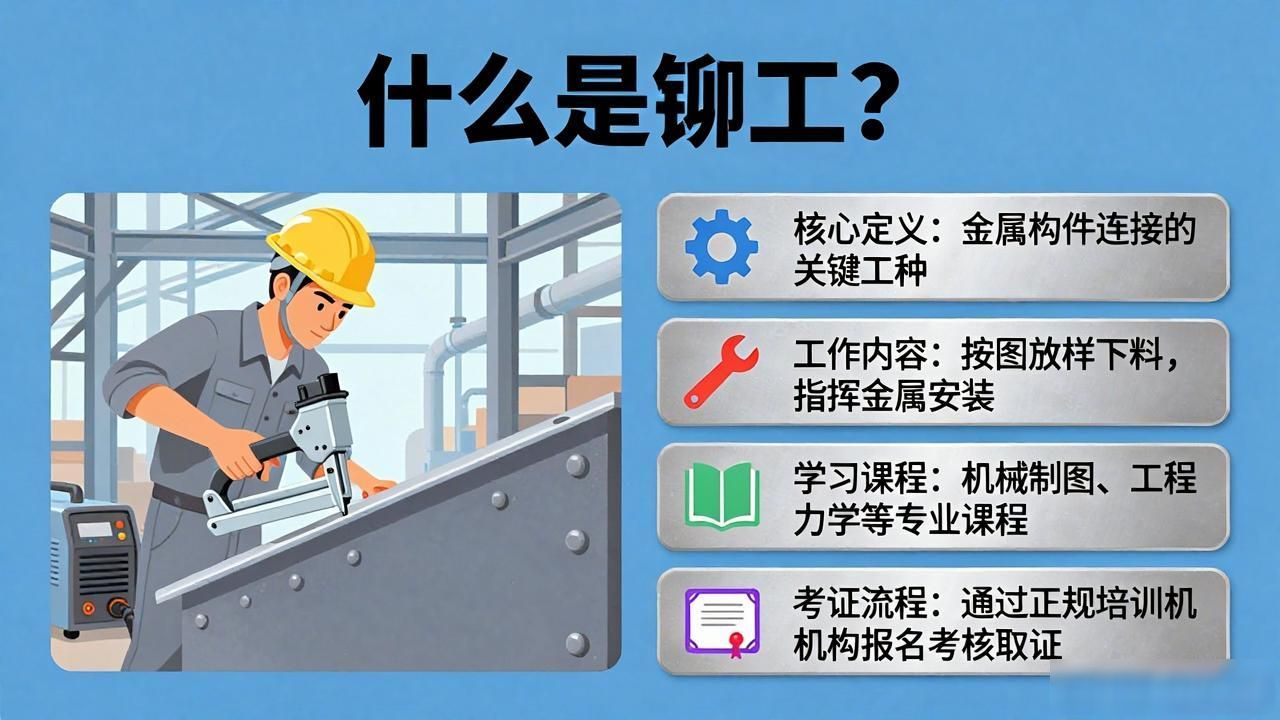 什么是铆工？铆工是干什么的？铆工学习课程有哪些？铆工资格证书怎么考？-铆焊老刘铆工焊工笔记