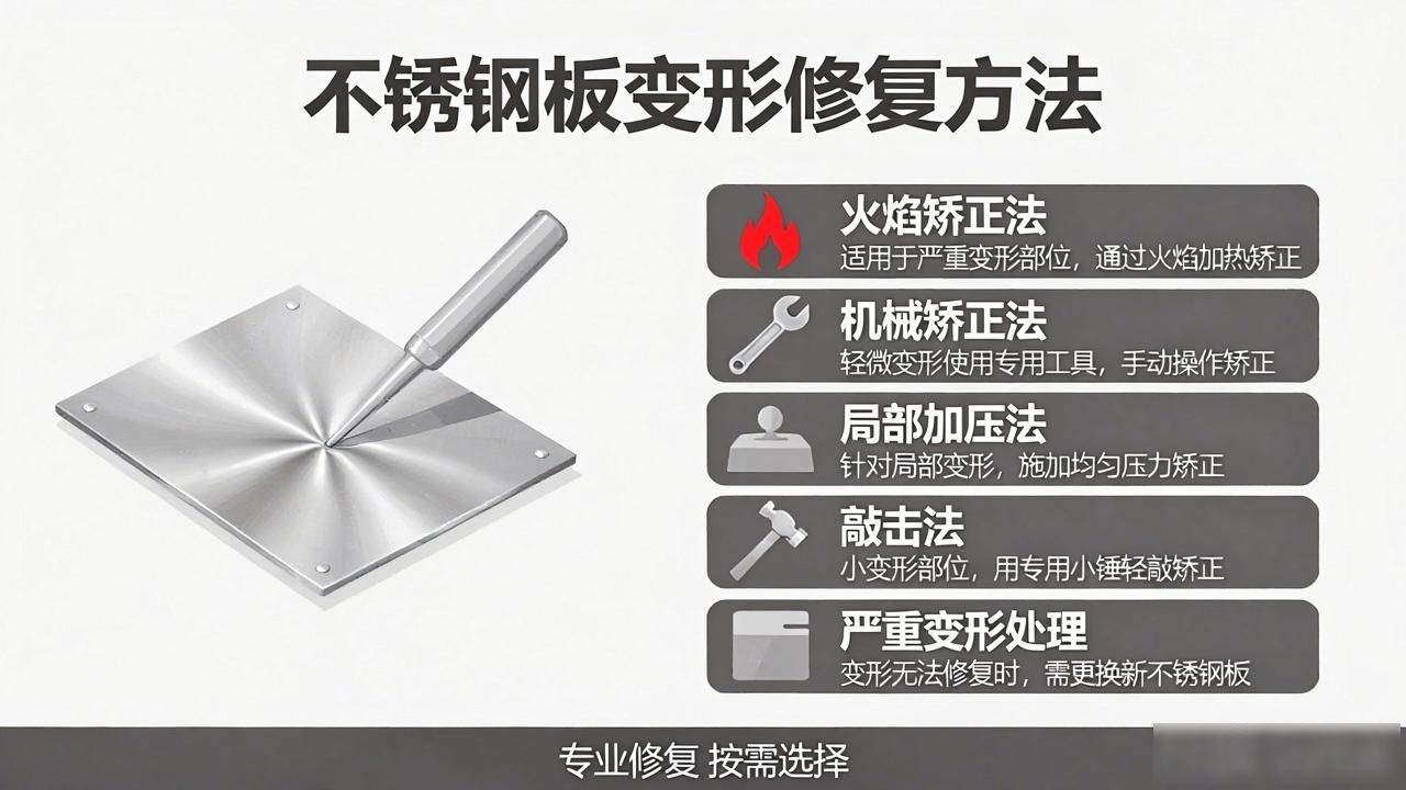 槽钢弯曲后怎样火焰矫正_不锈钢板火焰矫正法_不锈钢板变形修复方法