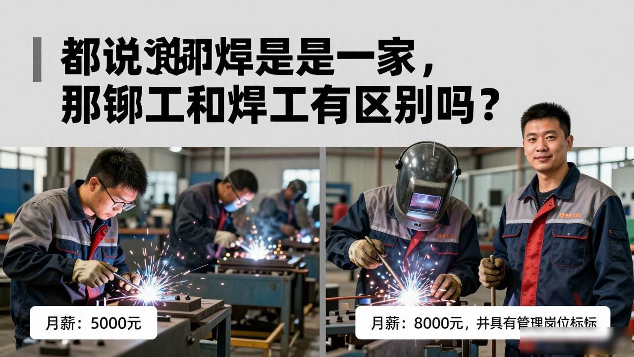 铆工与焊工区别_铆工自制工具推荐_铆工工作内容与技能要求