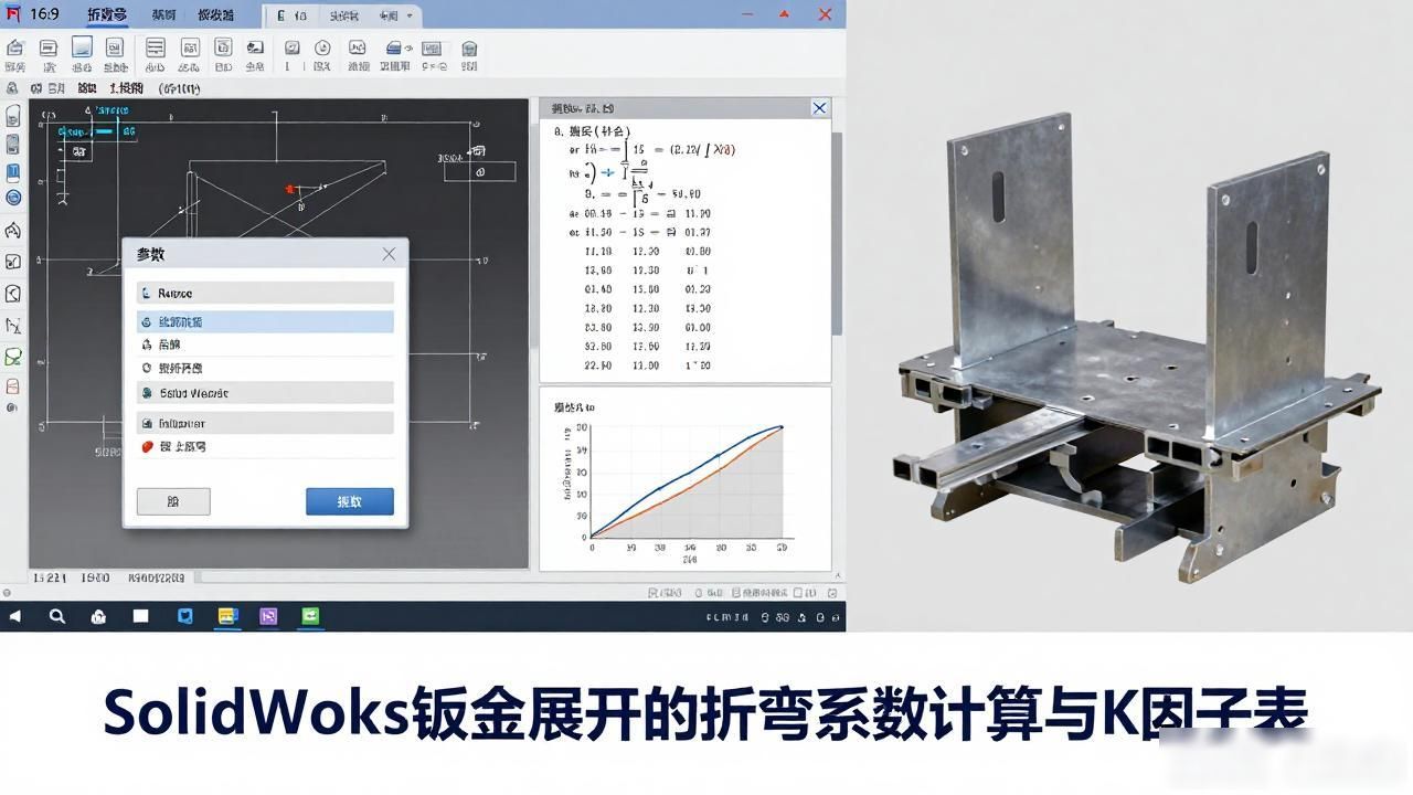 SolidWorks钣金展开的折弯系数计算与K因子表-铆焊老刘铆工焊工笔记