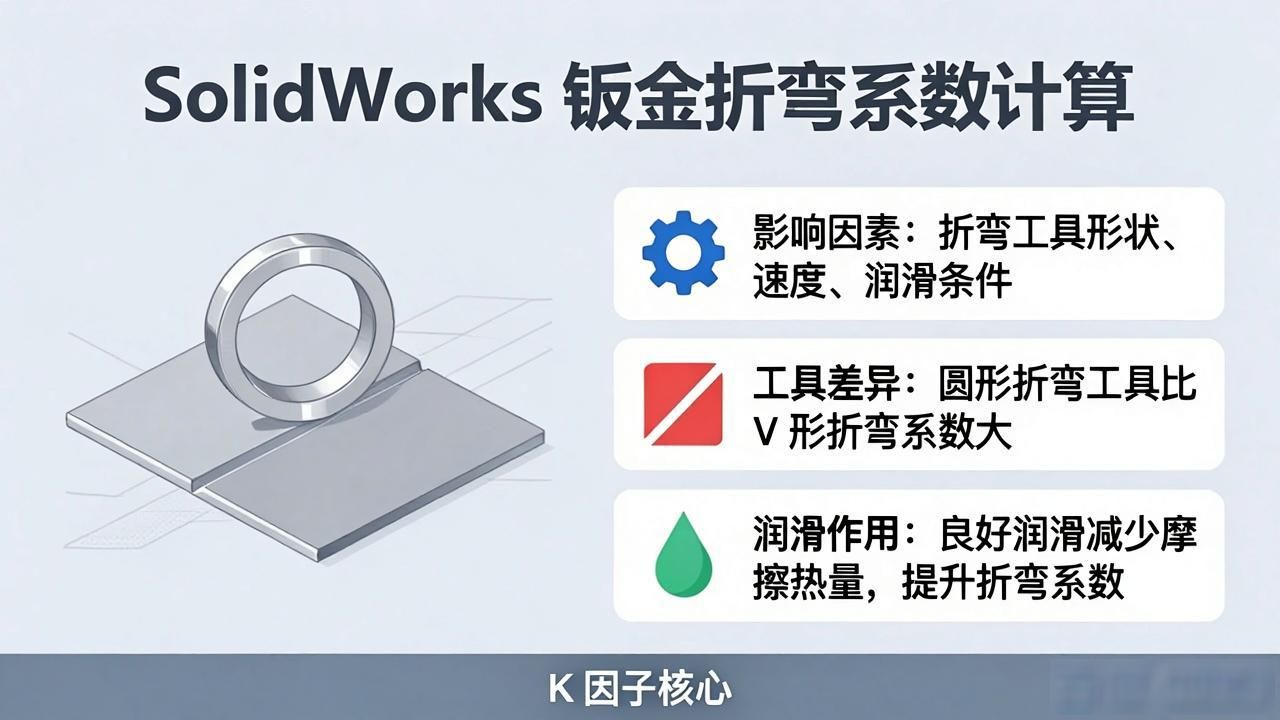 K因子表应用_SolidWorks钣金展开折弯系数计算_solidworks出钣金展开