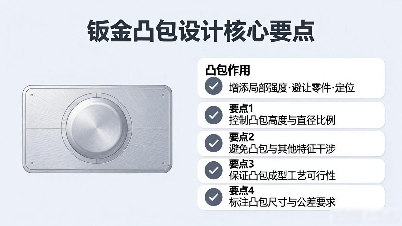 冲裁设计避坑指南_钣金件结构设计要点_钣金展开激光切割