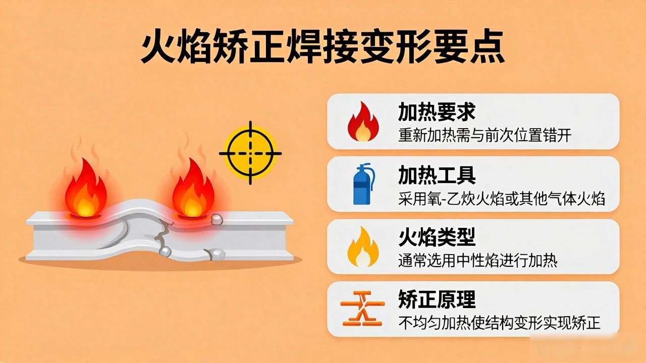 火焰矫正结构件变形加热位置错开_火焰矫正三角形加热变形_火焰矫正船体结构件变形加热位置