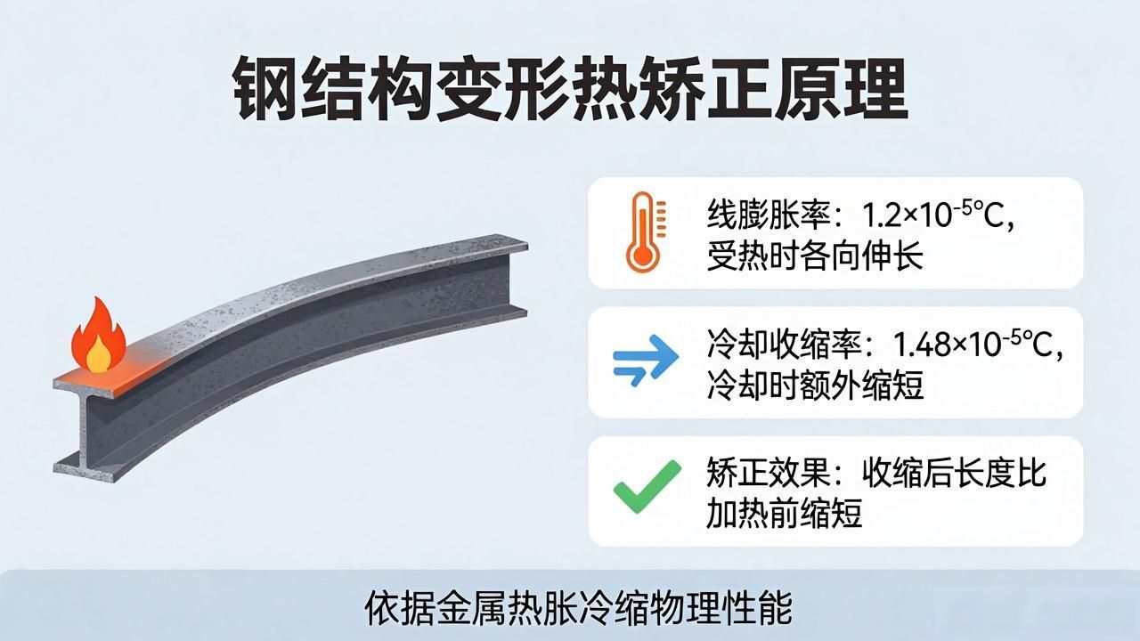 钢结构预制加工变形控制_钢结构构件变形矫正_钢梁铆焊后起拱度控制与矫正