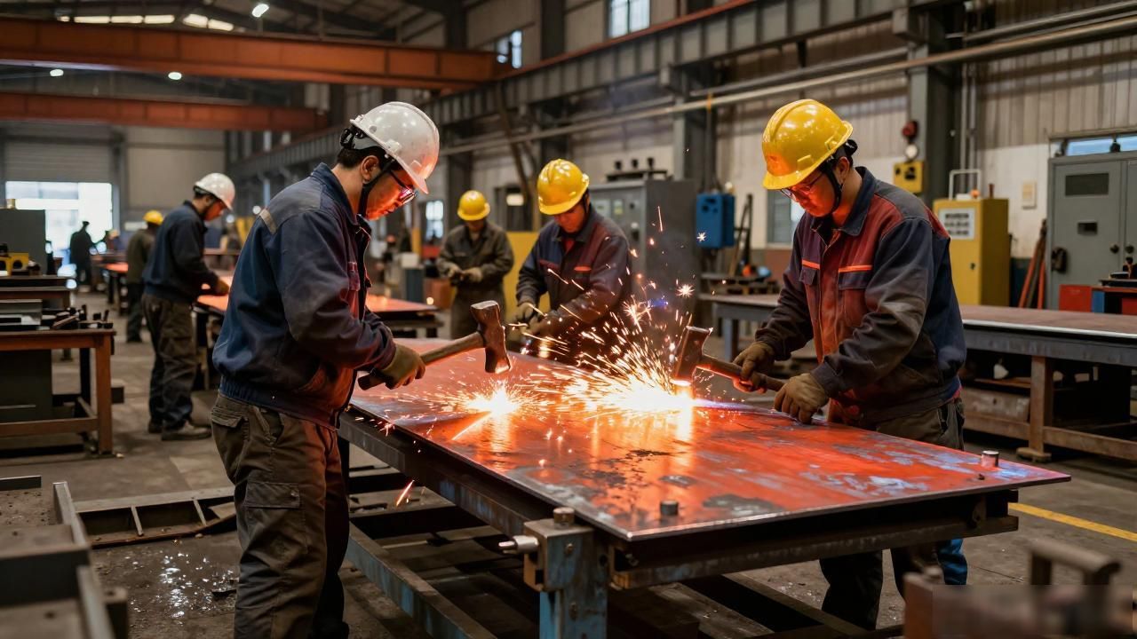 铆工锤类工具应用_大锤铆工工具_手锤金属成型工艺