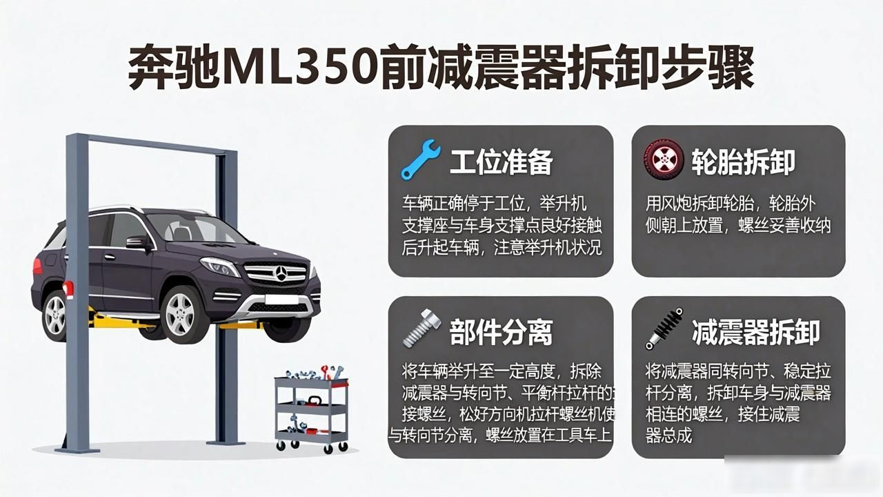 奔驰减震框架拉铆工具_奔驰减震拆卸步骤_安全操作指南